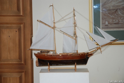 Модель транспорта «Байкал» в краеведческом музее г. Солигалича