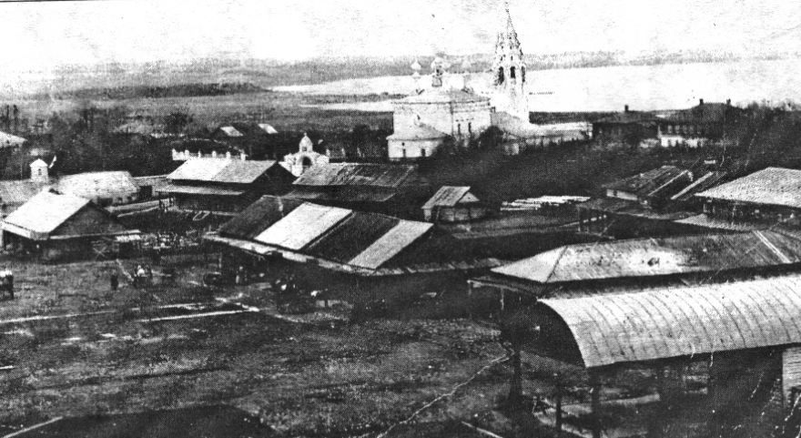 г. Чухлома, торговая площадь. фото 1907 года.