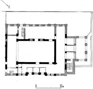 План 1-го этажа здания